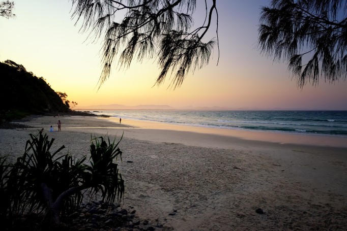 Tropical beach sunset, Australia