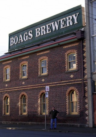 Drew at Boags Brewery