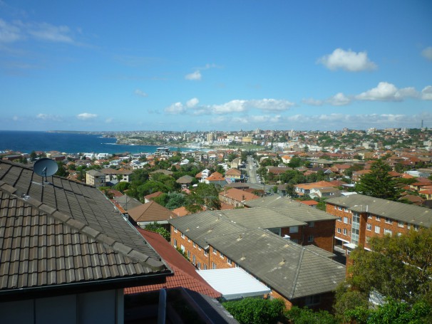 Vue sur Bondi Beach @ Bondi North, Sydney, Australia