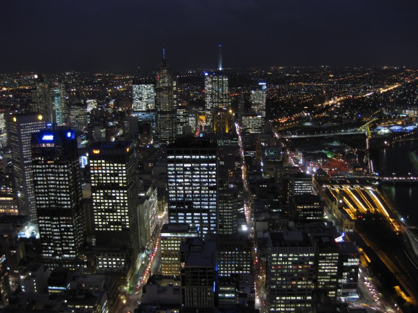 View from the Rialto Tower, Melbourne