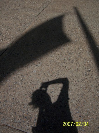 Shadow on Anzac Hill