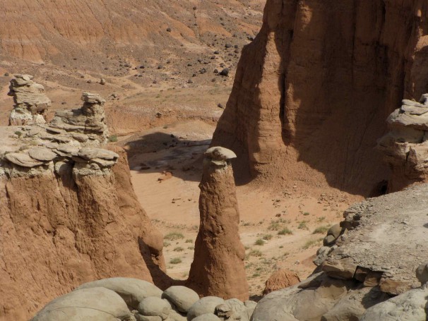 Beauty Point - Cathedral Valley from Lower Southern Desert Overlook off of Hartnet Road, UT