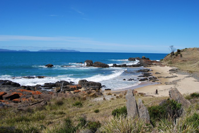 Spiky Beach east coast Tasmania