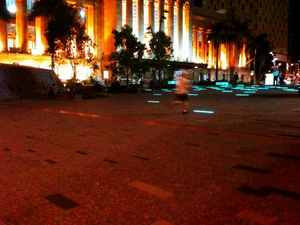 King George Square at Night
