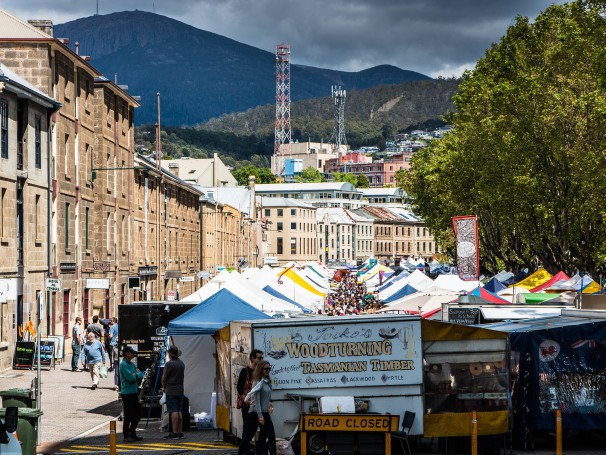Salamanca Market,  Hobart