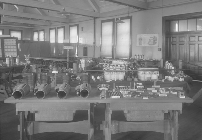 Royal Flying Corps mechanical workshop