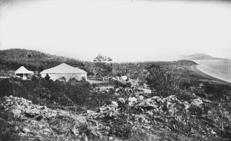 John Melton Black's residence, the first home in Townsville, built around 1865