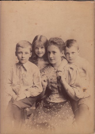 Henry, Juliet, cousin Rhoda, and Arthur (July 1896)