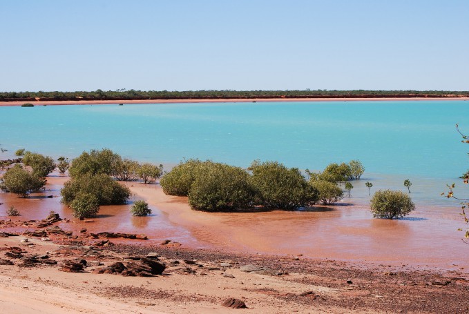 Outgoing tide Roebuck Bay