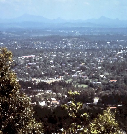 gm_00519 View North from Mount Coot-tha, Brisbane QLD 1983