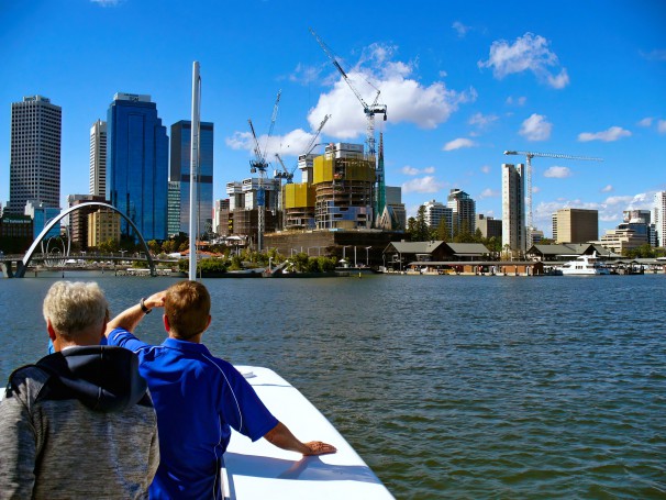 20 April 2018 - Barrack Street jettys, Elizabeth Quay & the CBD, Perth, Western Australia