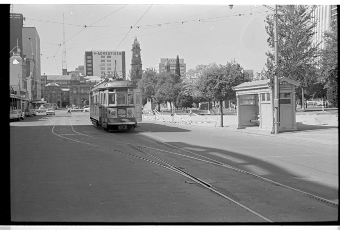 11.1966 Victoria Square - Adelaide - South Australia tram MTT H357 (mb-n241-06)