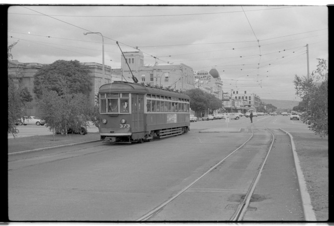 11.1966 Victoria Square - Adelaide - South Australia tram MTT H373 (mb-n241-03)