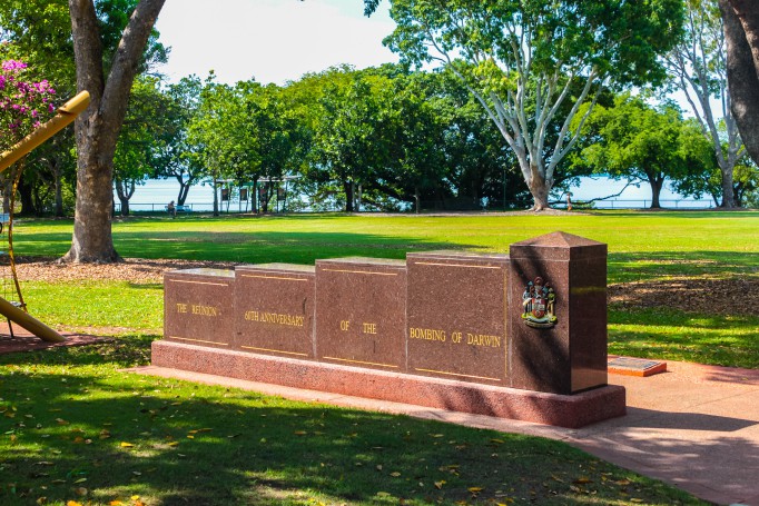 Das Civilians Memorial im Bicentennial Park