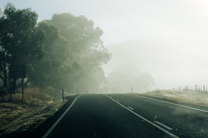 Morning fog, east coast, Tasmania