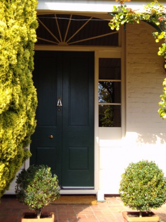 Georgian doorway. Tasmania. In Launceston.