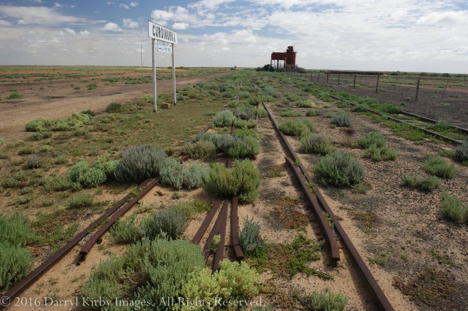 Curdimurka Siding on the Old Ghan line along the Oodnadatta Tk.