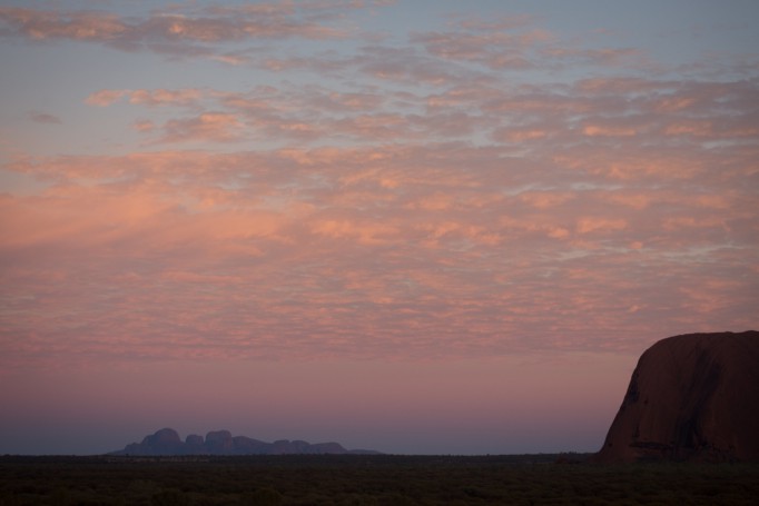 Uluru and the Olgas, Sunrise