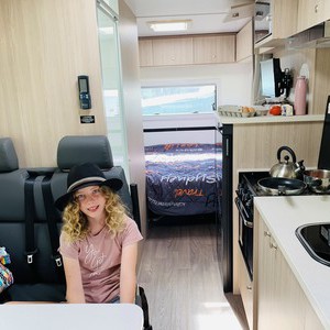 Apollo Euro Camper AU Child beside Kitchen