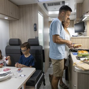 Apollo Euro Camper AU Family Cooking and Drawing