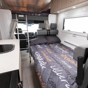 Apollo Euro Deluxe AU Rear Bed and Overhead Cab Bed