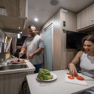 Apollo Euro Tourer AU Couple Preparing Meal