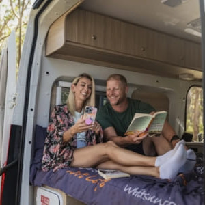 Britz HiTop Campervan – 2 Berth Back View Britz HiTop Campervan – 2 Berth Back View