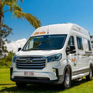 Britz HiTop Campervan – 2 Berth Front View Britz HiTop Campervan – 2 Berth Front View