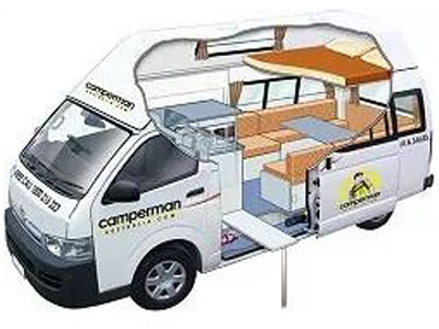 Ford Transit Cutaway >> Camperman Paradise HighTop Campervan with T & S – 5 Berth Ford Transit Cutaway >> Camperman Paradise HighTop Campervan with T & S – 5 Berth