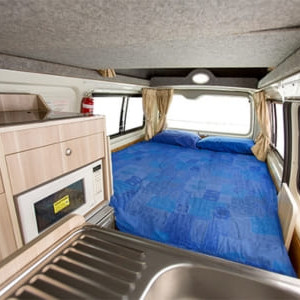 Cheapa HiTop Campervan – 2 Berth Bed