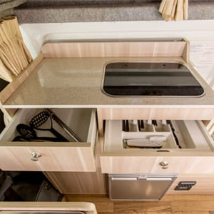 Cheapa HiTop Campervan – 2 Berth Kitchen
