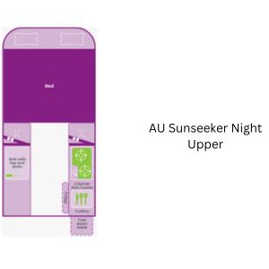 Jucy Chilld Sunseeker 4 Berth AU Floorplan Night Upper