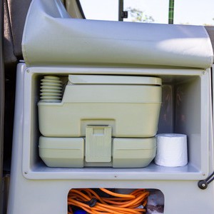 Jucy Chilld Sunseeker 4 Berth AU Interior Bathroom Portable Toilet