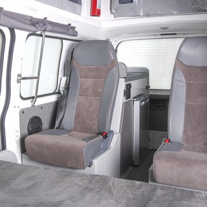 Jucy Chilld Sunseeker 4 Berth AU Interior Front Cab Seats