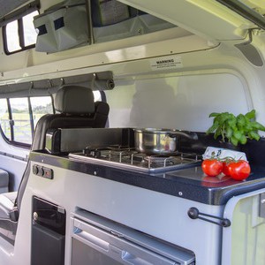Jucy Chilld Sunseeker 4 Berth AU Interior Kitchen Stovetop Sink