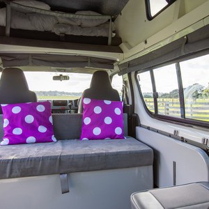 Jucy Chilld Sunseeker 4 Berth AU Interior Lounge Seating Cushions