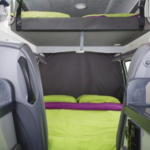 Jucy Chilld Sunseeker 4 Berth AU Interior Rear Queen Bed 2