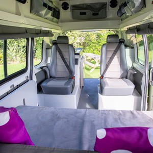 Jucy Chilld Sunseeker 4 Berth AU Interior Seating Area Captains Chairs