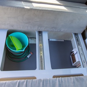 Jucy Chilld Sunseeker 4 Berth AU Interior Under Seat Storage