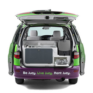 Jucy Crib Campervan – 2 Berth – rear