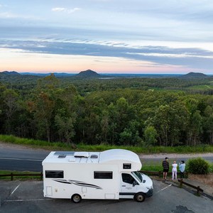 Mighty Big Six AU Aerial Camper at Mountain Lookout