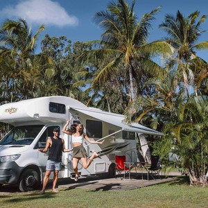 Mighty Big Six Motorhome 6 Berth AU Exterior Driver Side View