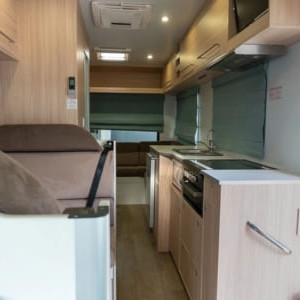Mighty Big Six Motorhome – 6 Berth Kitchen