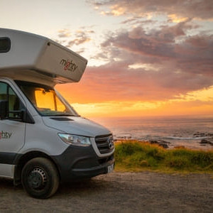 Mighty Big Six Motorhome – 6 Berth Side View