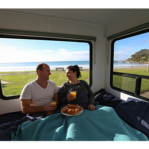 Mighty Big Six Motorhome – 6 Berth – food and drink scenic