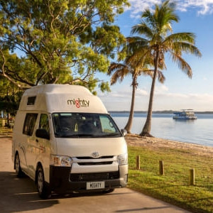 Mighty Double Down Campervan – 4 Berth Front View 2