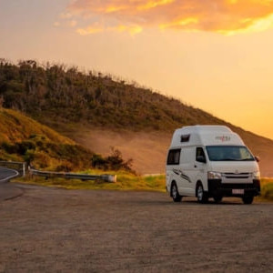 Mighty Double Down Campervan – 4 Berth Front View