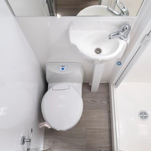 Mighty Double Up AU Shower and Toilet