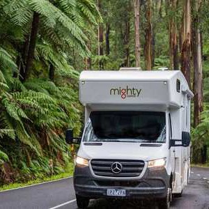 Mighty Double Up Motorhome – 4 Berth Front View