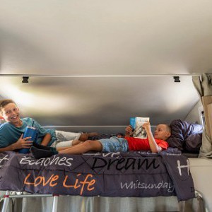 maui Beach 4 Berth AU Interior Over Cab Double Bed Children Alternate